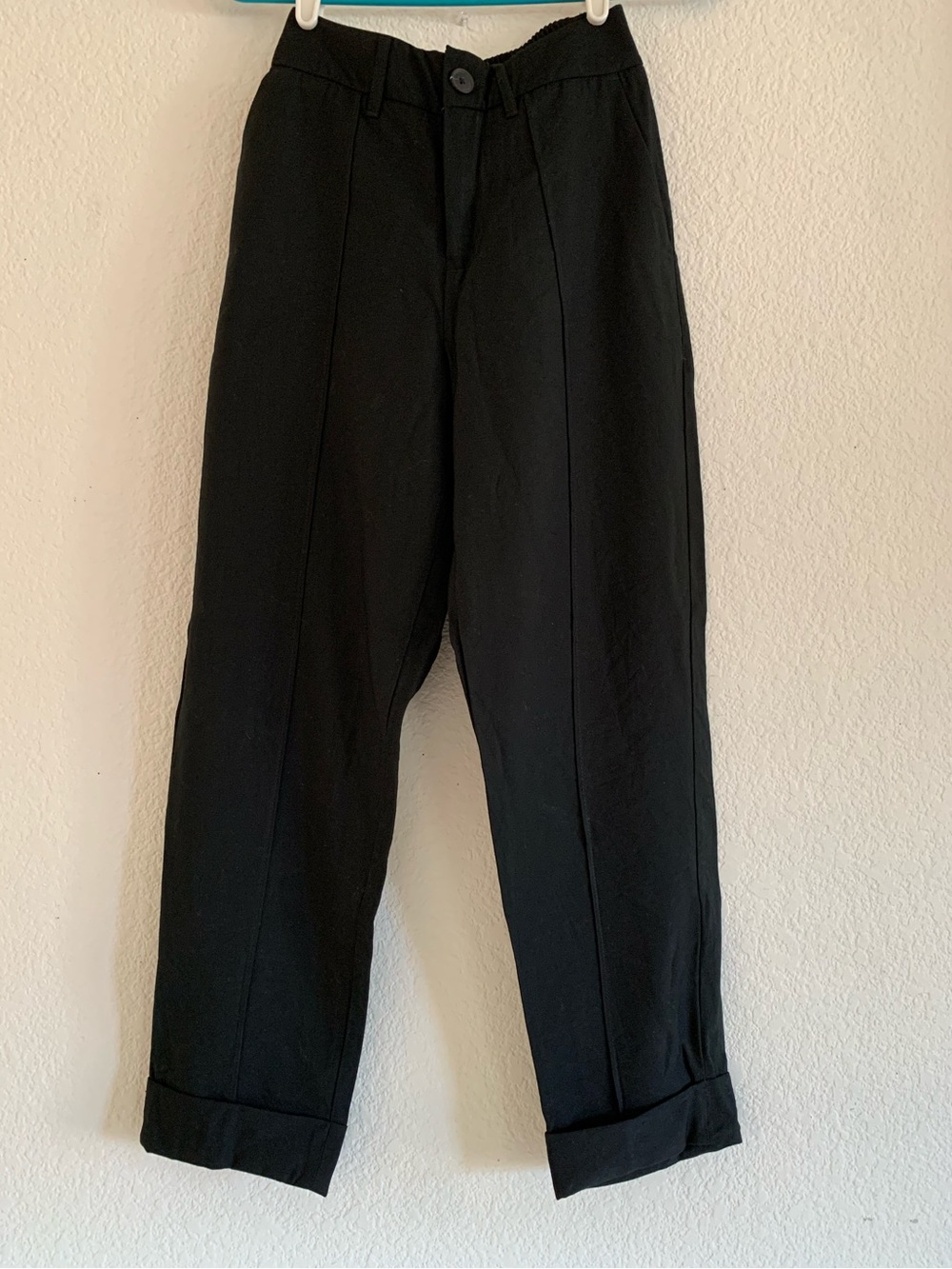 a new day Black Women's Tailored Cuffed Pants